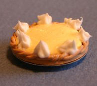 Dollhouse Miniature Pie Lemon Cream